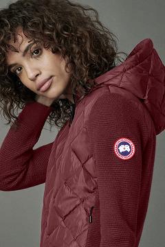 Chamarras Canada Goose Mujer Outlet - HyBridge Prendas De Punto Rojos Oscuro KE7519320